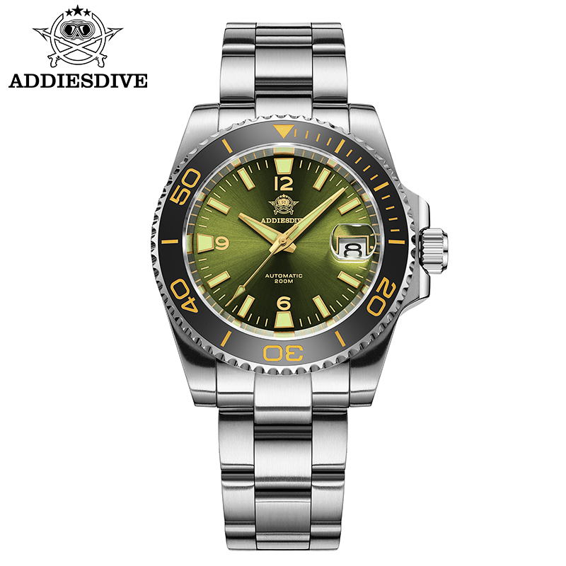 Jewelry For Watches - ADDIESDIVE Nowy Zegarek Nurkowy Męski Prezent