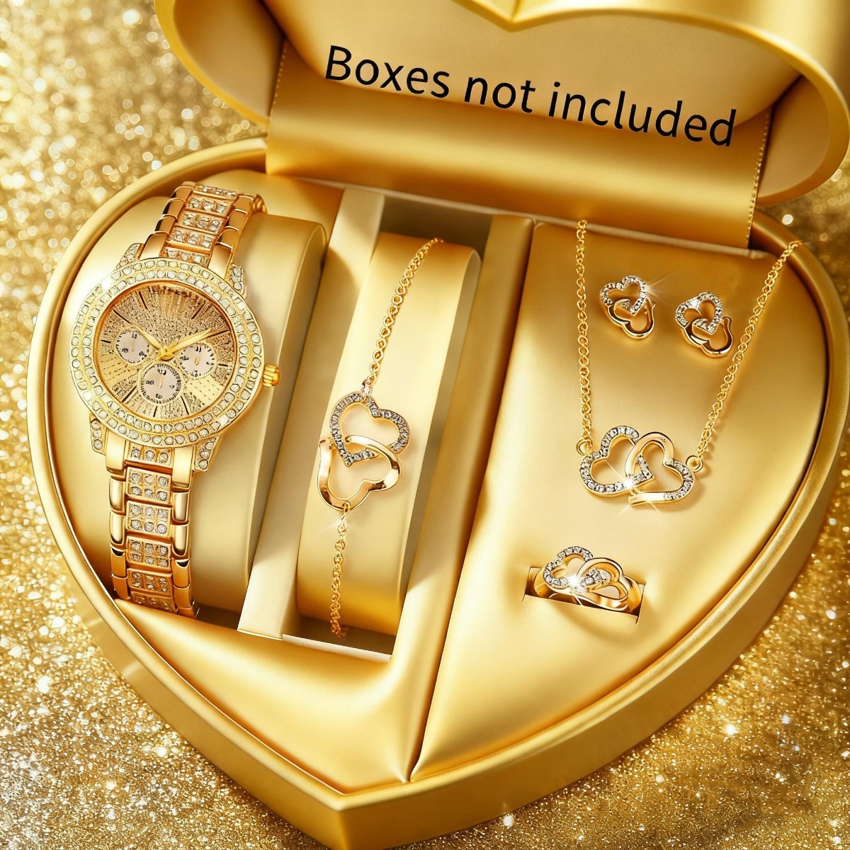 Mystery Jewelry Jar Watches - 6 SZTUK Luksusowy Zestaw Biżuterii z