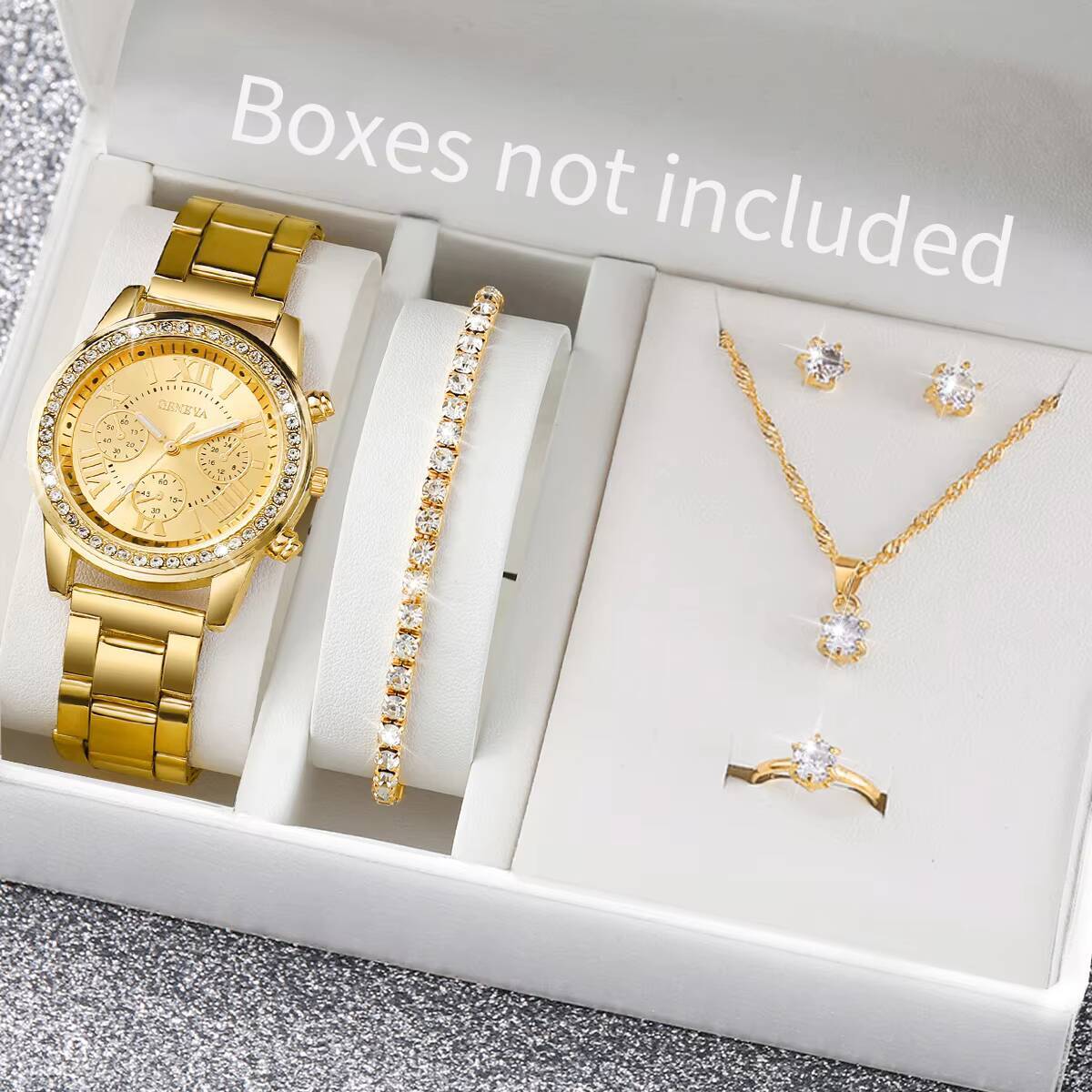 Mystery Jewelry Jar Watches - 6 sztuk/zestaw Modne damskie zegarki z
