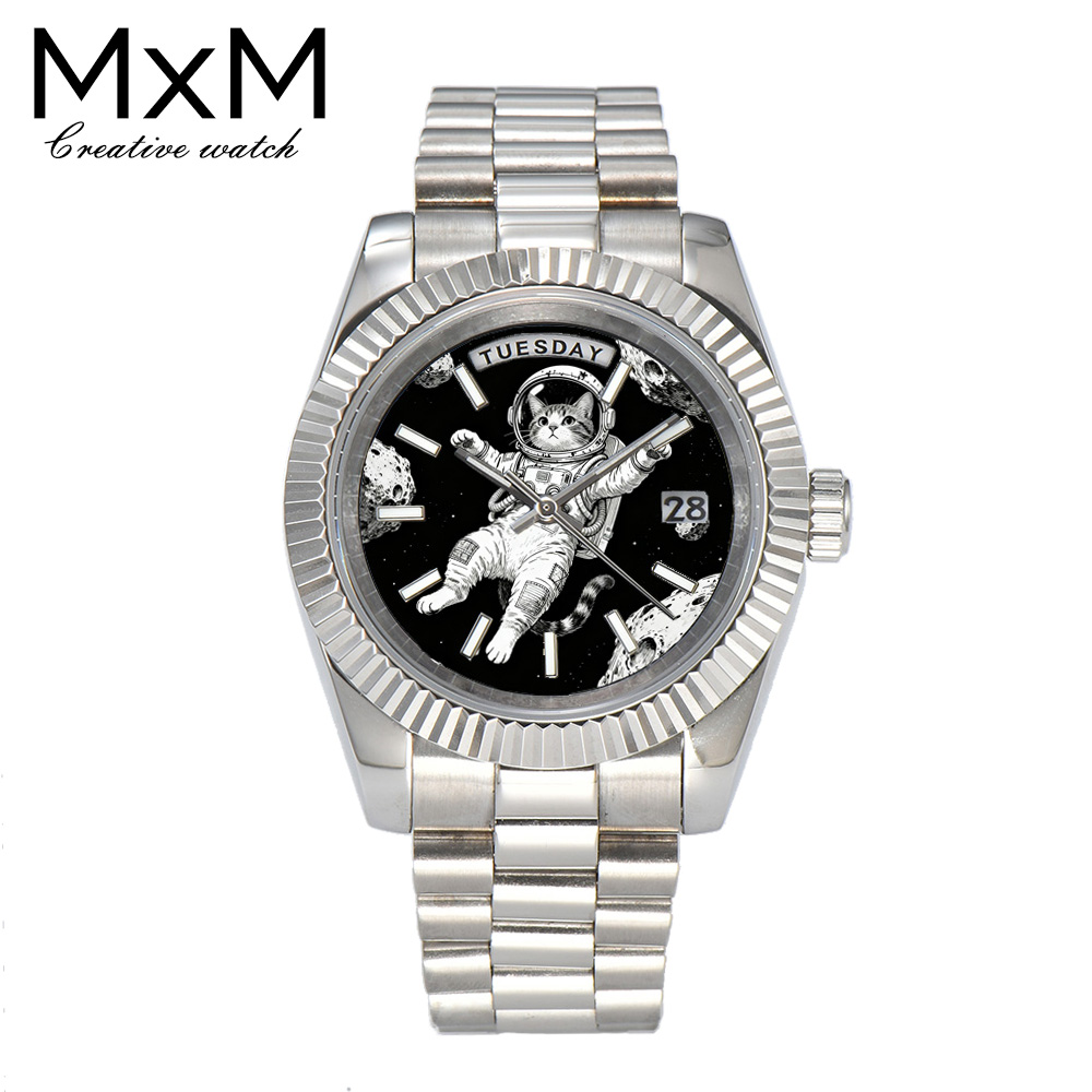 Jewelry For Watches - Kreatywny zegarek męski 40mm/36mm Miyota 8285,