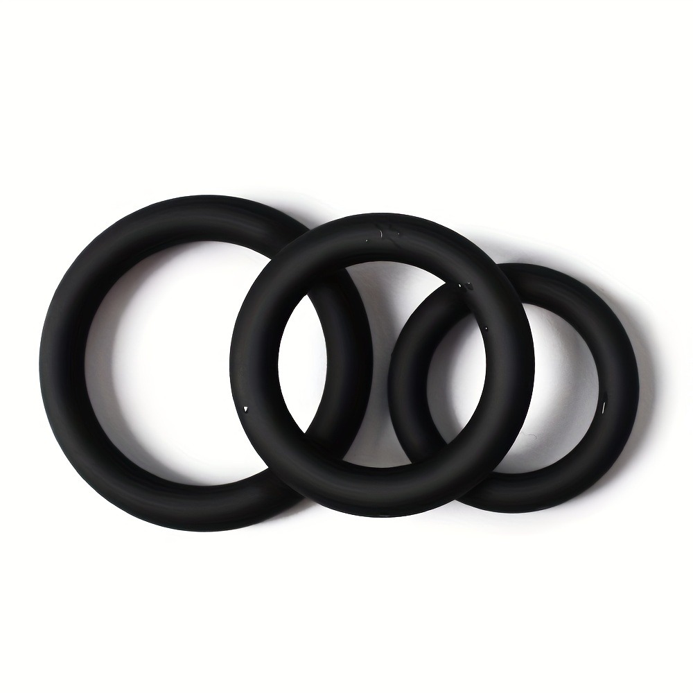 Couple Ring Set - Zestaw 3 silikonowych pierścieni na penisa