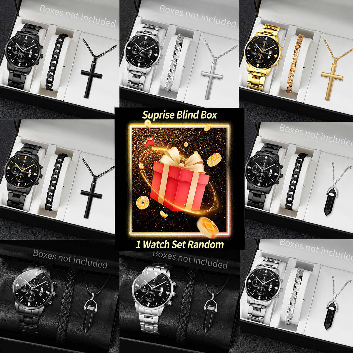 Jewelry Box Watches Bracelets - Zegarek niespodzianka w pudełku - 3