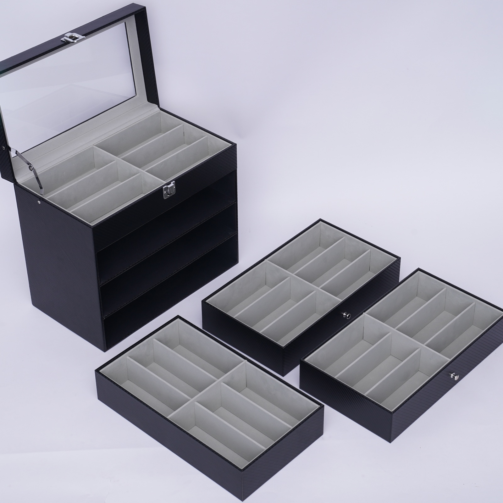 Pudełko na okulary, organizer  – Jewelry Box Watches Bracelets recenzja i cena
