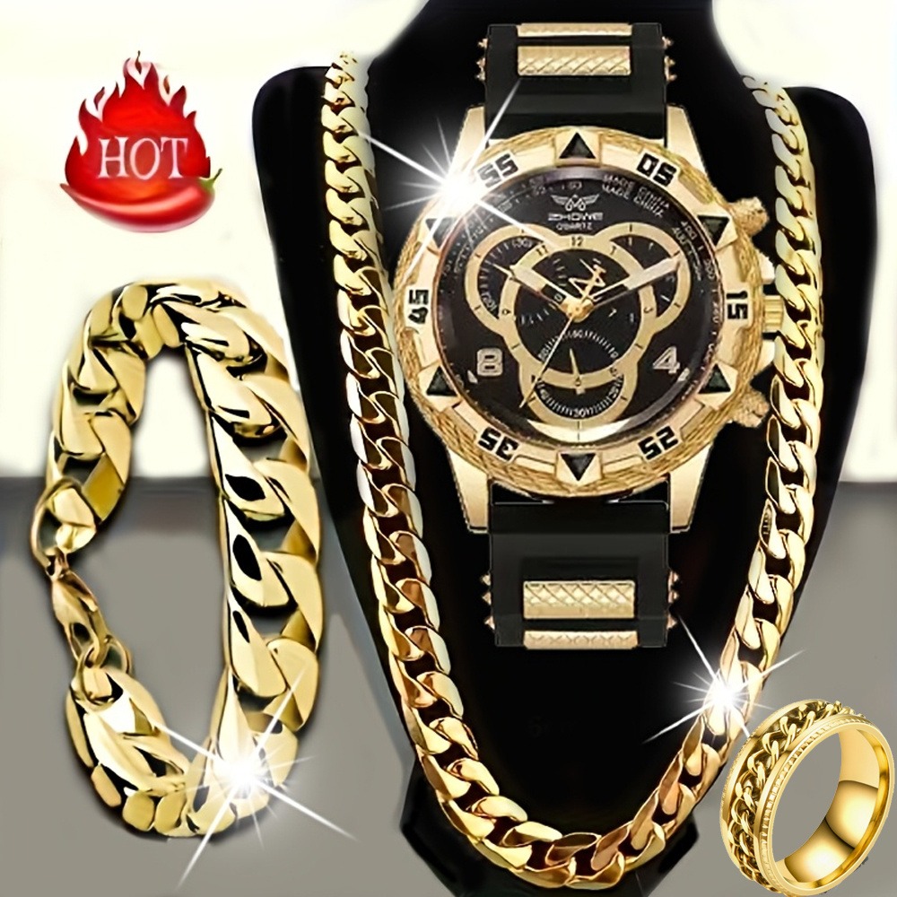 4-częściowy luksusowy zestaw m – Mystery Jewelry Jar Watches recenzja i cena