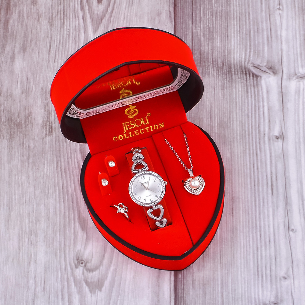 2026 Nowy Zestaw Damskich Biżu – Jewelry Box Watches Bracelets recenzja i cena