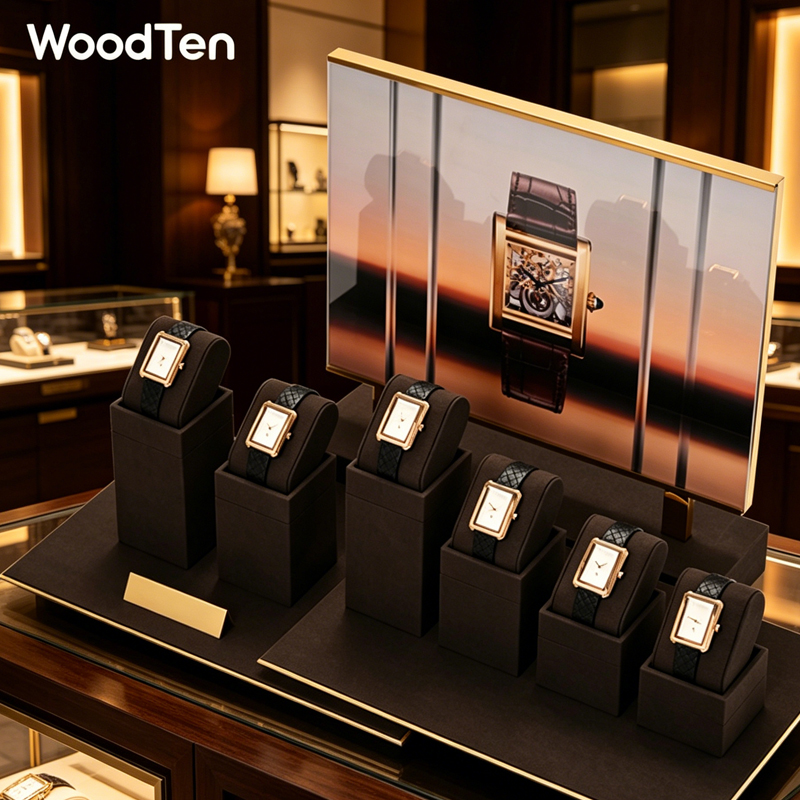 Stojak na zegarki WoodTen z mi – Watches Jewelry Holder recenzja i cena