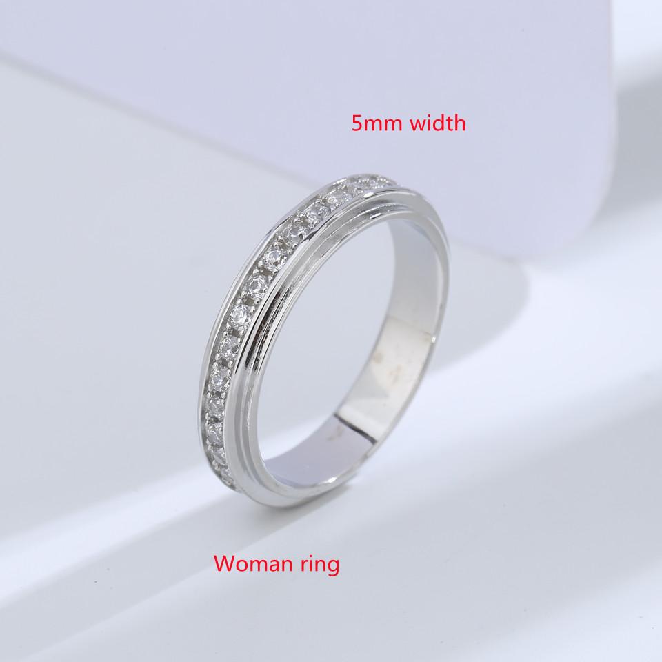 Buyee 925 Sterling Silver Zest – Couple Ring Set recenzja i cena
