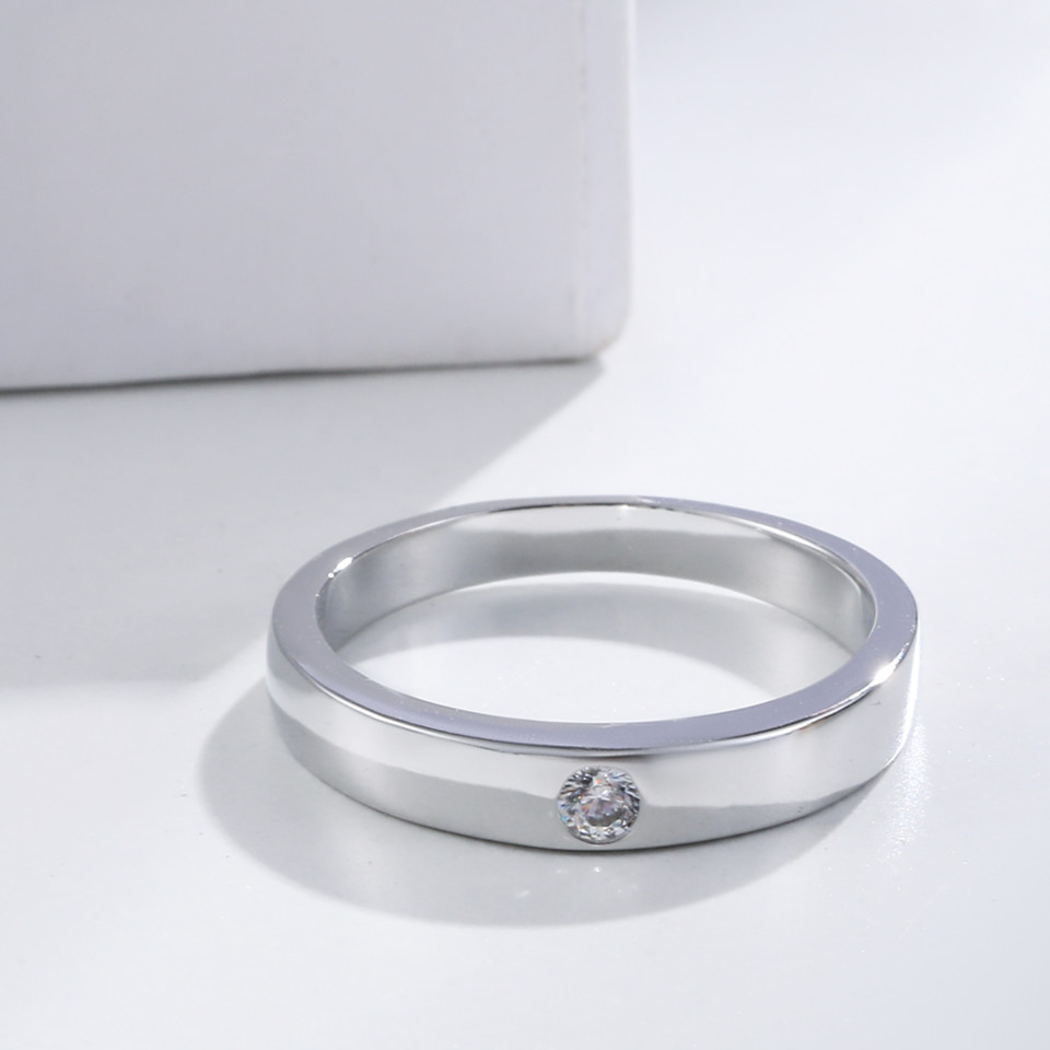 Buyee 925 Sterling Silver Zest – Couple Ring Set recenzja i cena