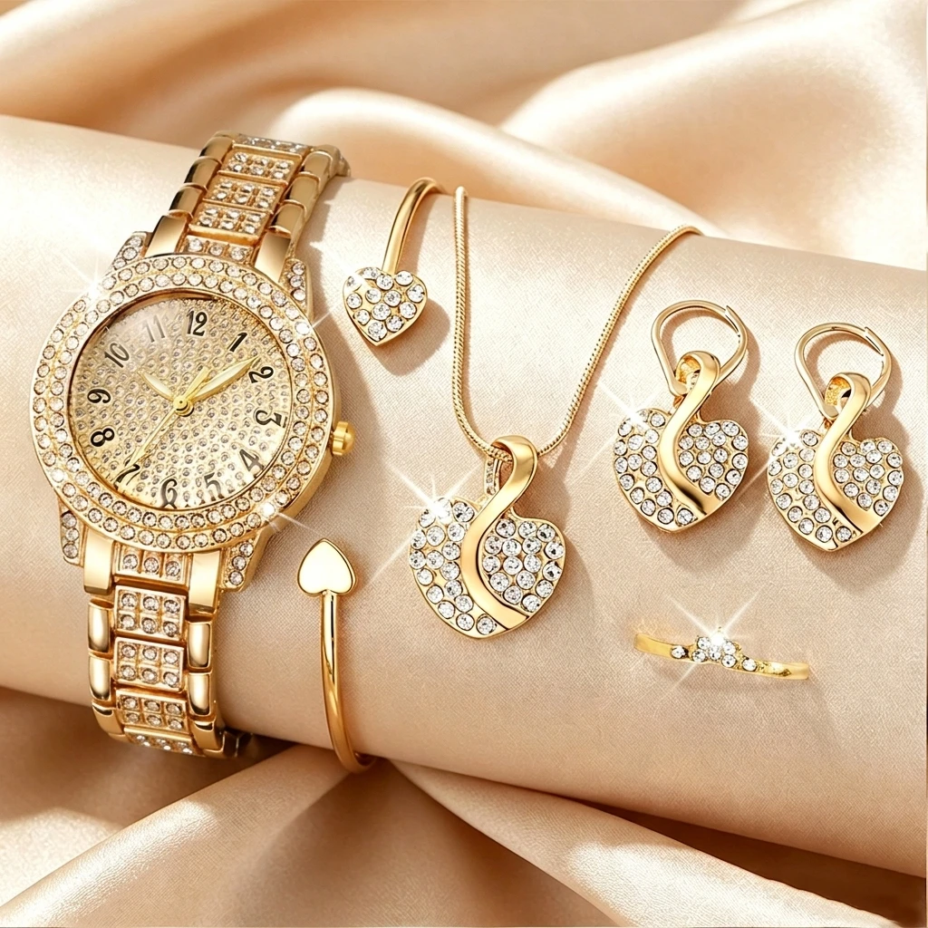 6 SZTUK Modny Zestaw Biżuterii – Mystery Jewelry Jar Watches recenzja i cena