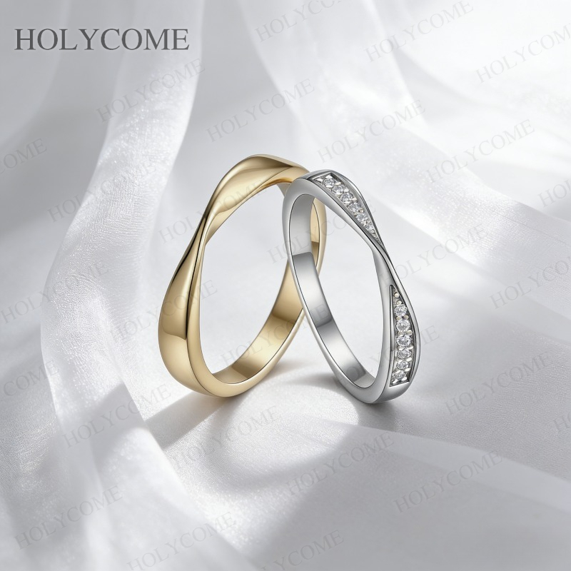 Pierścionki dla par z moissani – Couple Ring Set recenzja i cena