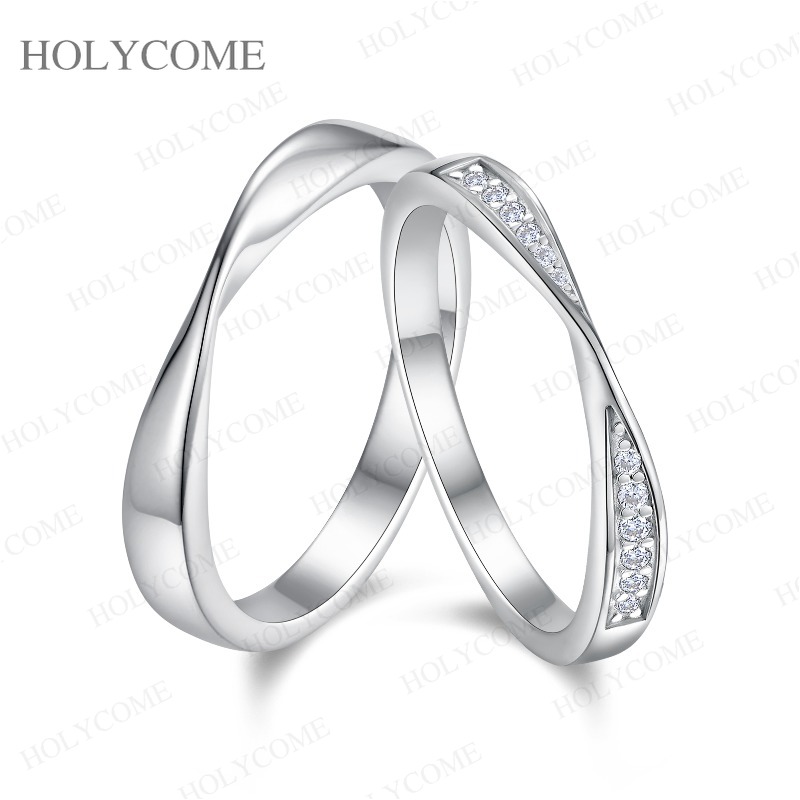 Pierścionki dla par z moissani – Couple Ring Set recenzja i cena