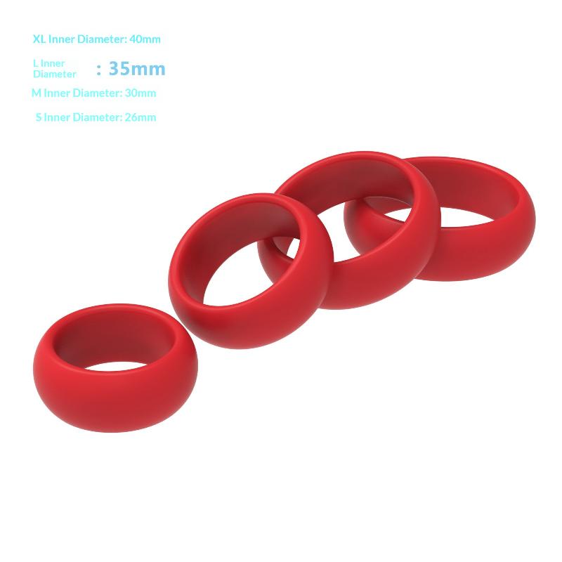 Zestaw 4 silikonowych pierście – Couple Ring Set recenzja i cena