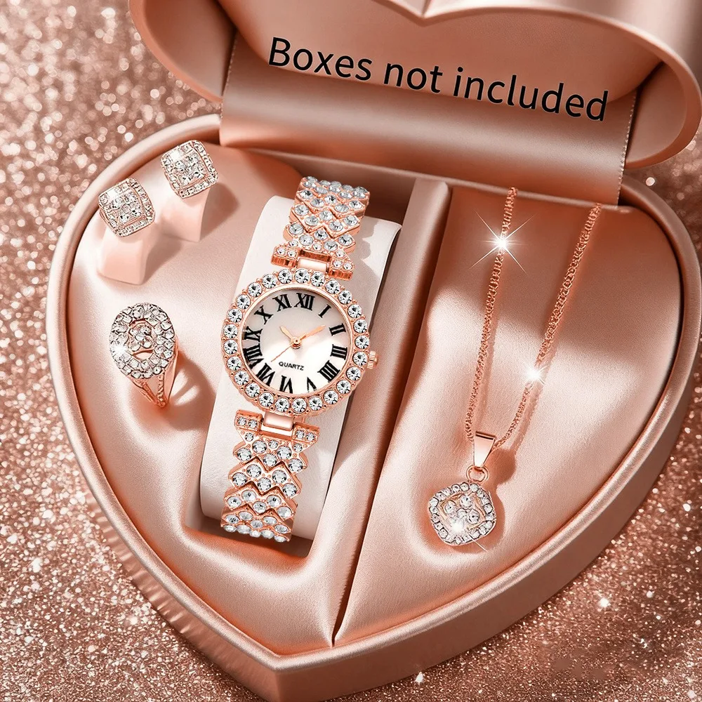 2026 5 szt. Eleganckie damskie – Jewelry Box Watches Bracelets recenzja i cena